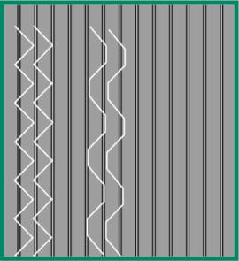 TISSU DE VERRE UNIDIRECTIONNEL 950 G / M2 300 X 320MM