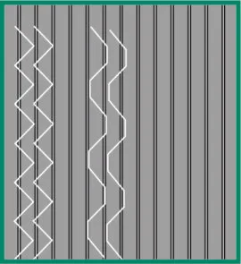 TISSU DE VERRE UNIDIRECTIONNEL 950 G / M2 300 X 320MM