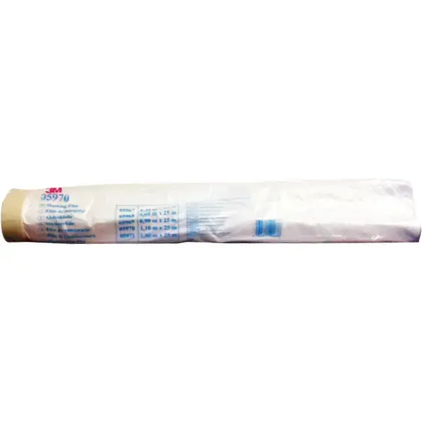 FILM MASQUAGE ET PROTECTION 3M 05970 1.1MX25M AVEC SCOTCH DE MAINTIEN