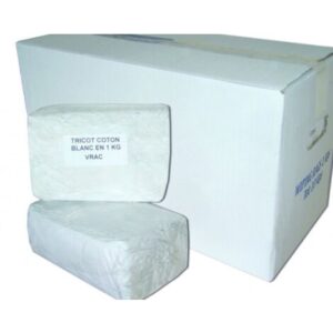 CHIFFON TRICOT COTON BLANC - 10 X 1KG