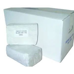CHIFFON TRICOT COTON BLANC - 10 X 1KG