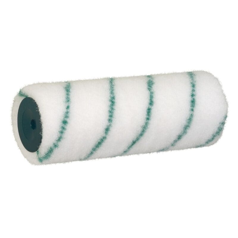 Rouleau polyamide texturé 100 mm rayé vert