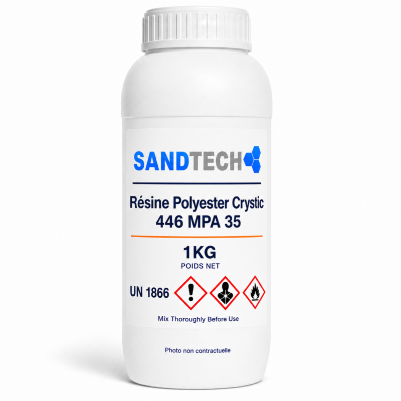 RÉSINE POLYESTER SCOTT BADER 446 MPA 35 (ÉTÉ) ORTHOPHTALIQUE - 1KG