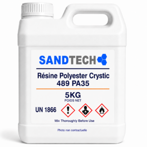 RÉSINE POLYESTER SCOTT BADER 489 PA35 (ÉTÉ) ISOPHTALIQUE – 5 KG