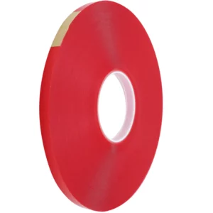 RUBAN MOUSSE DOUBLE FACE ACRYLIQUE ADH. 25X1.2MM BLANC 33M AFTC 5345