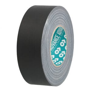 ADHÉSIF TOILE MATE IMPERMÉABLE HAUTE QUALITÉ AT0159 NOIR DIM : 19 MM X 50 M