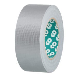 ADHÉSIF TOILE LAMINÉE AT0171 ARGENT DIM : 25 MM X 50 M