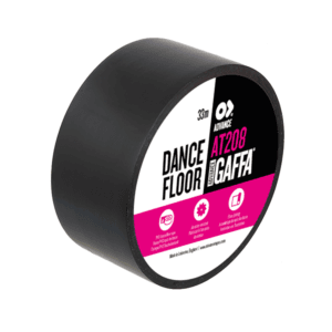 ADHÉSIF ASSEMBLAGE TAPIS DE DANSE AT0208 NOIR DIM : 50 MM X 33 M