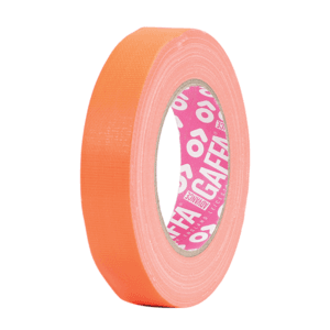 ADHÉSIF GAFFA® TOILE FLUORESCENT AT0215 ORANGE DIM : 50 MM X 25 M