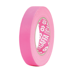 ADHÉSIF GAFFA® TOILE FLUORESCENT AT0215 ROSE DIM : 50 MM X 25 M