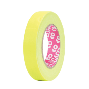 ADHÉSIF GAFFA® TOILE FLUORESCENT AT0215 JAUNE DIM : 50 MM X 25 M
