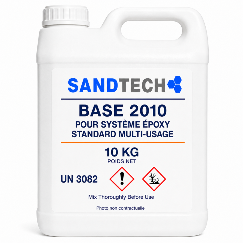 BASE 2010 POUR SYSTÈME ÉPOXY STANDARD MULTI-USAGE - 10 KG