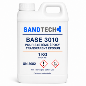 BASE 3010 POUR SYSTÈME ÉPOXY TRANSPARENT ÉPOSUN – 1 KG