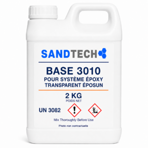 BASE 3010 POUR SYSTÈME ÉPOXY TRANSPARENT ÉPOSUN – 2 KG