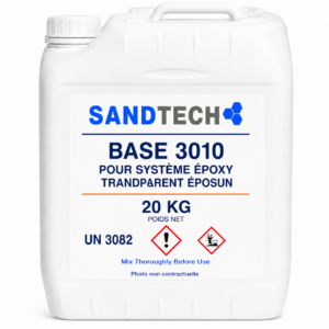 BASE 3010 POUR SYSTÈME ÉPOXY TRANSPARENT ÉPOSUN – 20 KG