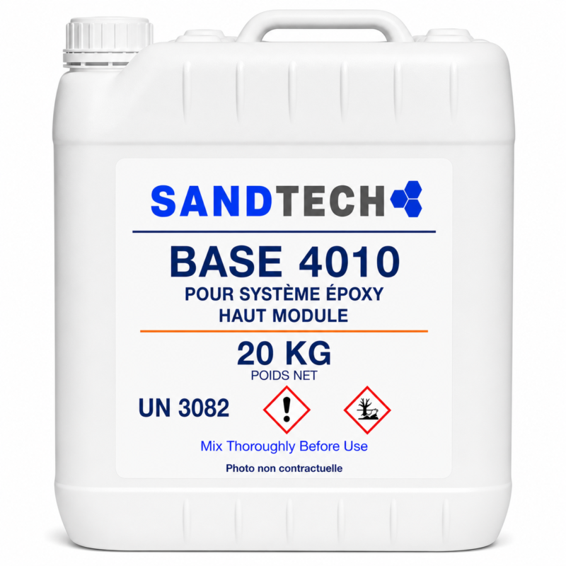 BASE 4010 POUR SYSTÈME ÉPOXY HAUT MODULE – 20 KG