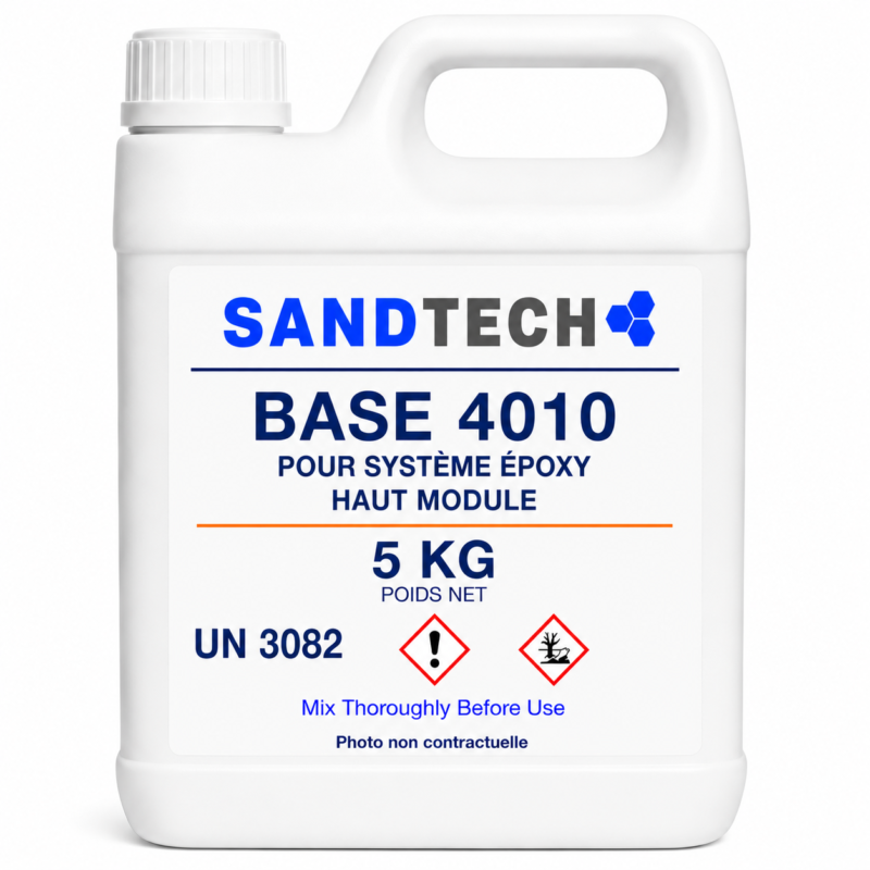 BASE 4010 POUR SYSTÈME ÉPOXY HAUT MODULE – 5 KG