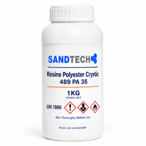 RÉSINE POLYESTER SCOTT BADER 489 PA35 (ÉTÉ) ISOPHTALIQUE - 1 KG