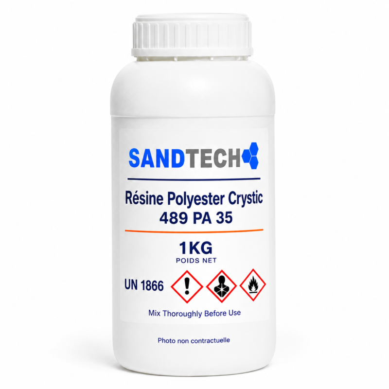 RÉSINE POLYESTER SCOTT BADER 489 PA35 (ÉTÉ) ISOPHTALIQUE - 1 KG