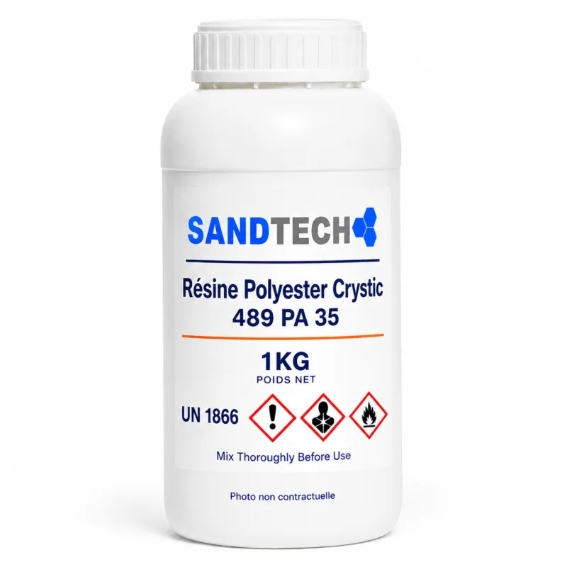 RÉSINE POLYESTER SCOTT BADER 489 PA35 (ÉTÉ) ISOPHTALIQUE - 1 KG