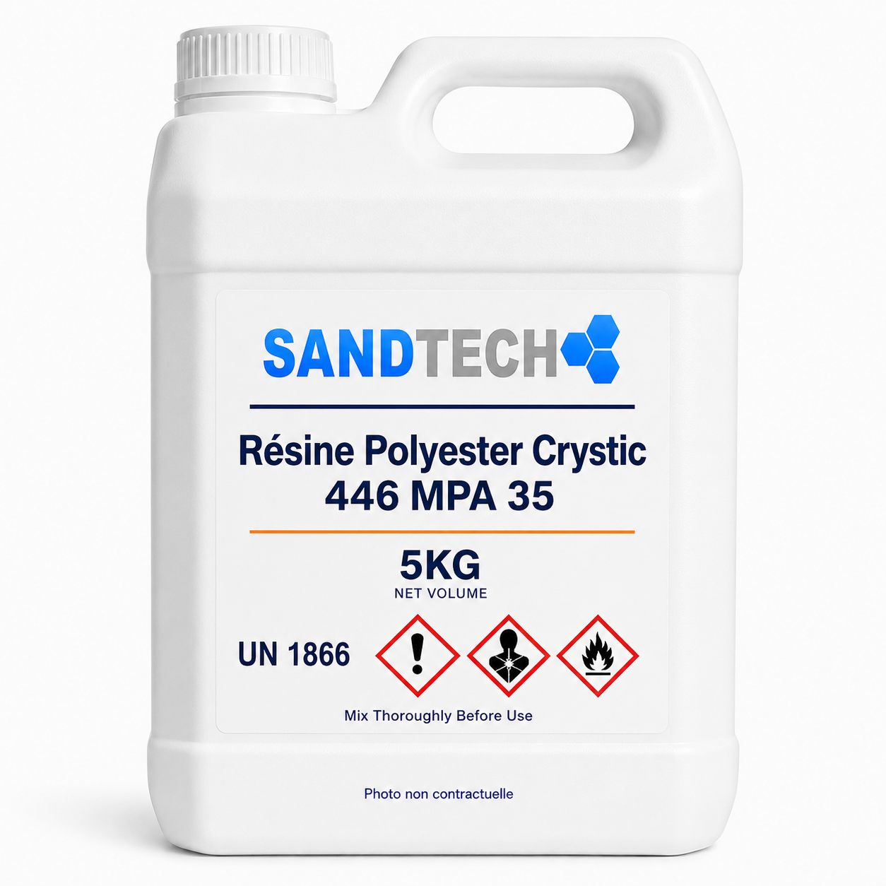 Résine polyester Scott Bader Crystic 446 MPA 35 (été) orthophtalique