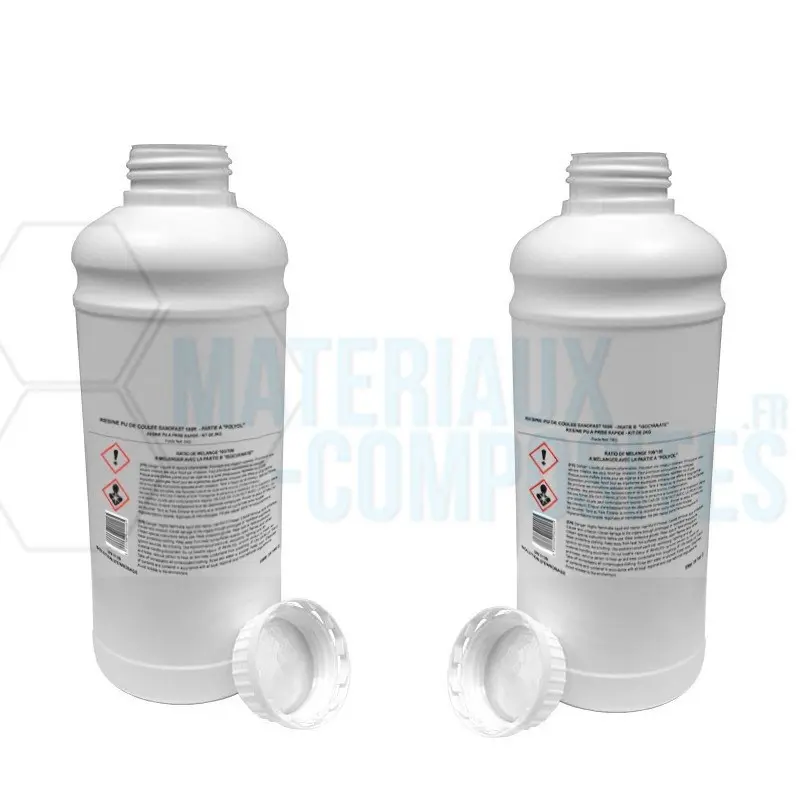 RÉSINE PU SANDFAST 180R - KIT DE 2 KG