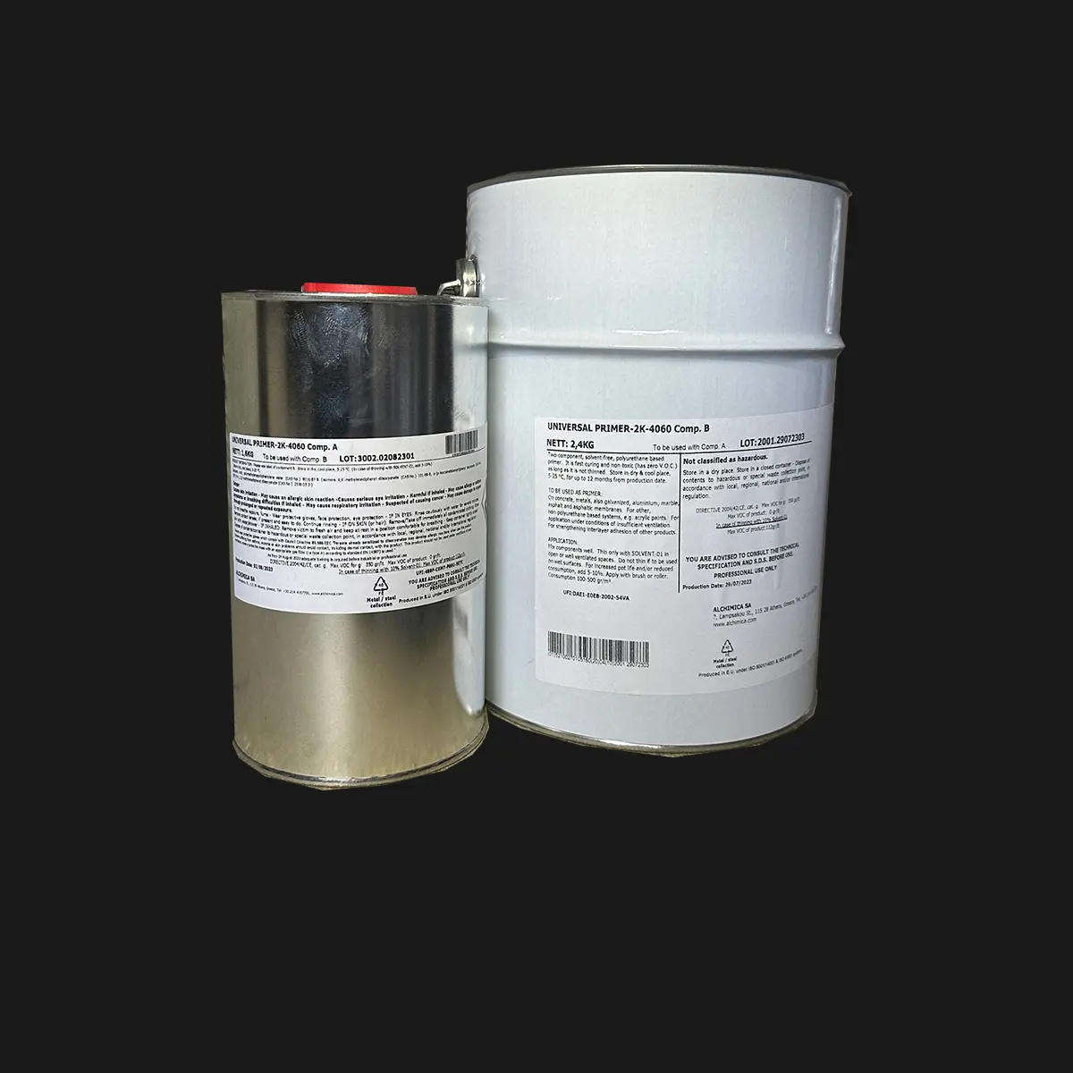 UNIVERSAL PRIMER 2K 4060 - C.A + C.B (EN 1.6KG + 2.4KG) - 4KG