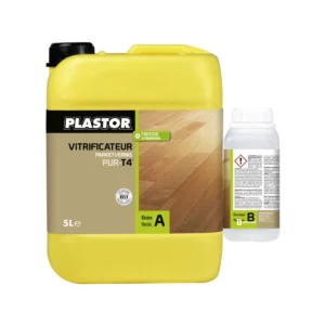 KIT VITRIFICATEUR BI-COMPOSANT PUR-T4 EXTRA MAT - 5L