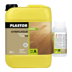 KIT VITRIFICATEUR BI-COMPOSANT PUR-T4 SATINÉ - 5L