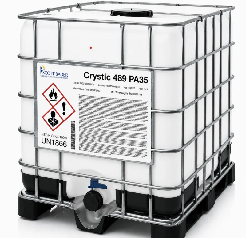 RÉSINE POLYESTER SCOTT BADER 489 PA35 (ÉTÉ) ISOPHTALIQUE – 1100 KG