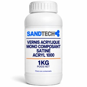 VERNIS ACRYLIQUE MONO COMPOSANT SATINÉ ACRYL 1000 – 1 L