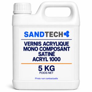 VERNIS ACRYLIQUE MONO COMPOSANT SATINÉ ACRYL 1000 – 5KG