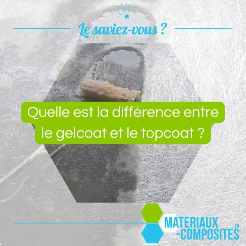 Quelle est la différence entre le gelcoat et le topcoat ?