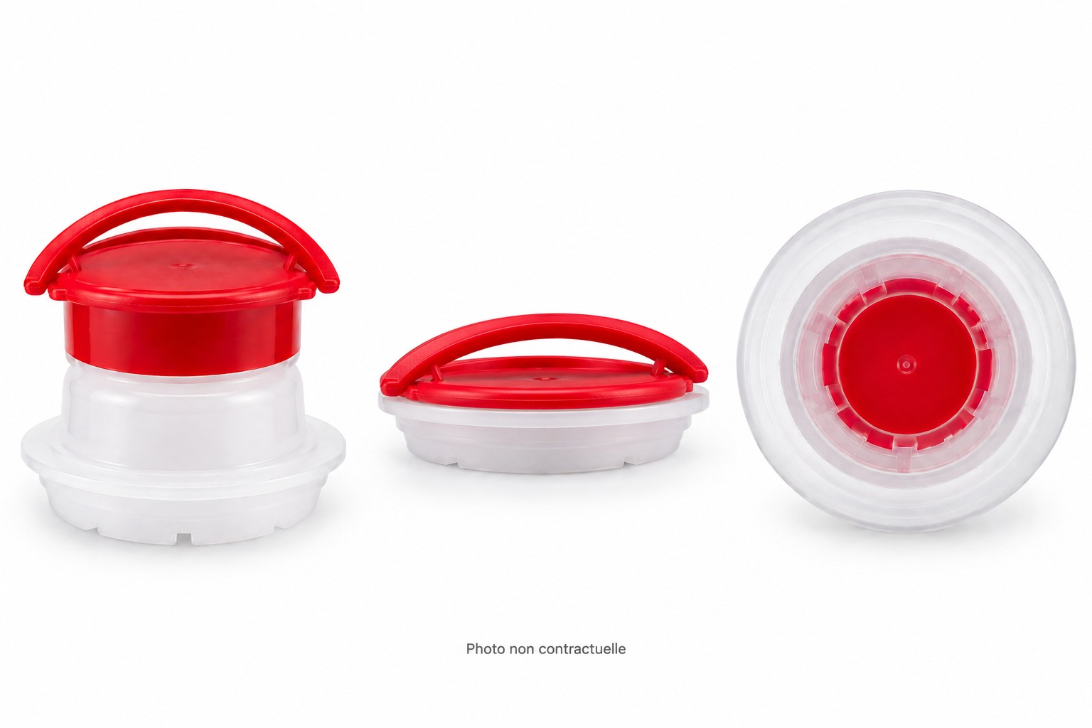 BOUCHON FLEX SPOUT 57 ROUGE POUR TOUQUE MÉTAL