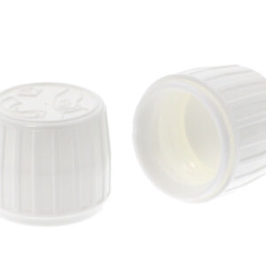 BOUCHON INVIOLABLE PP/PE BAGUE 28PP BLANC POUR CATALYSEUR