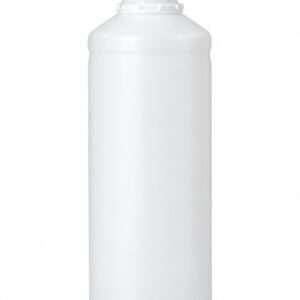 FLACON PE FLUORÉ ROND 1L B42MM – RÉSINE -POUR SOLVANT