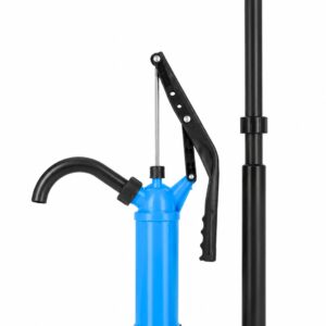 POMPE VIDE FUT A LEVIER PP DÉBIT 20L MIN 2 POUCES BLEU POUR RÉSINE - SOLVANT