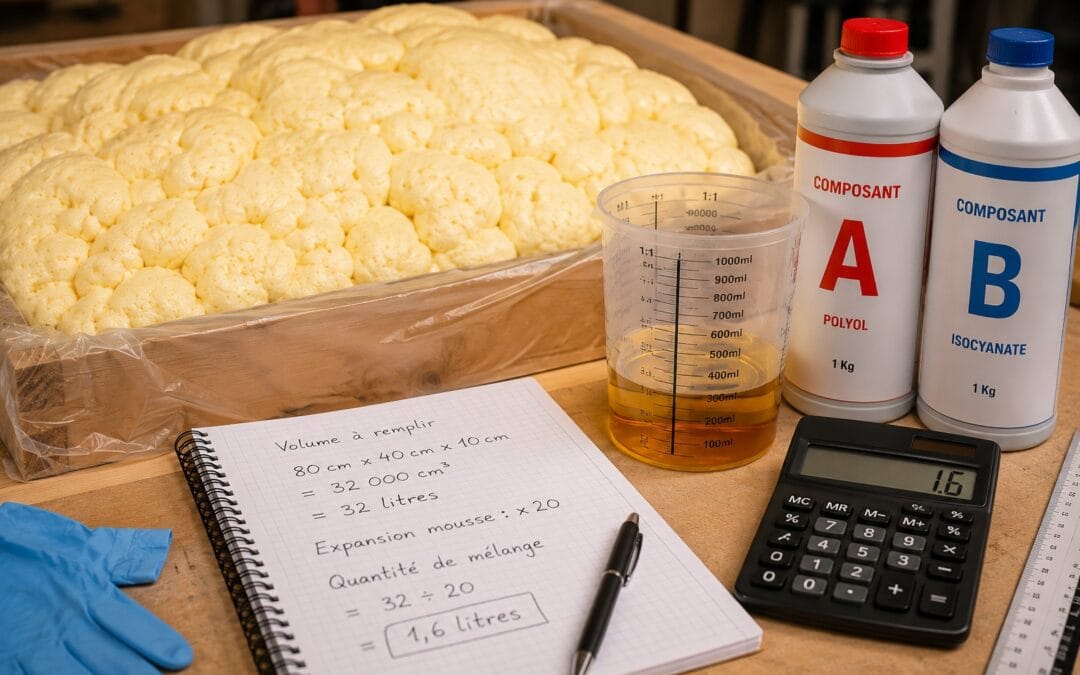 Calculer la quantité de mousse PU expansive pour votre projet