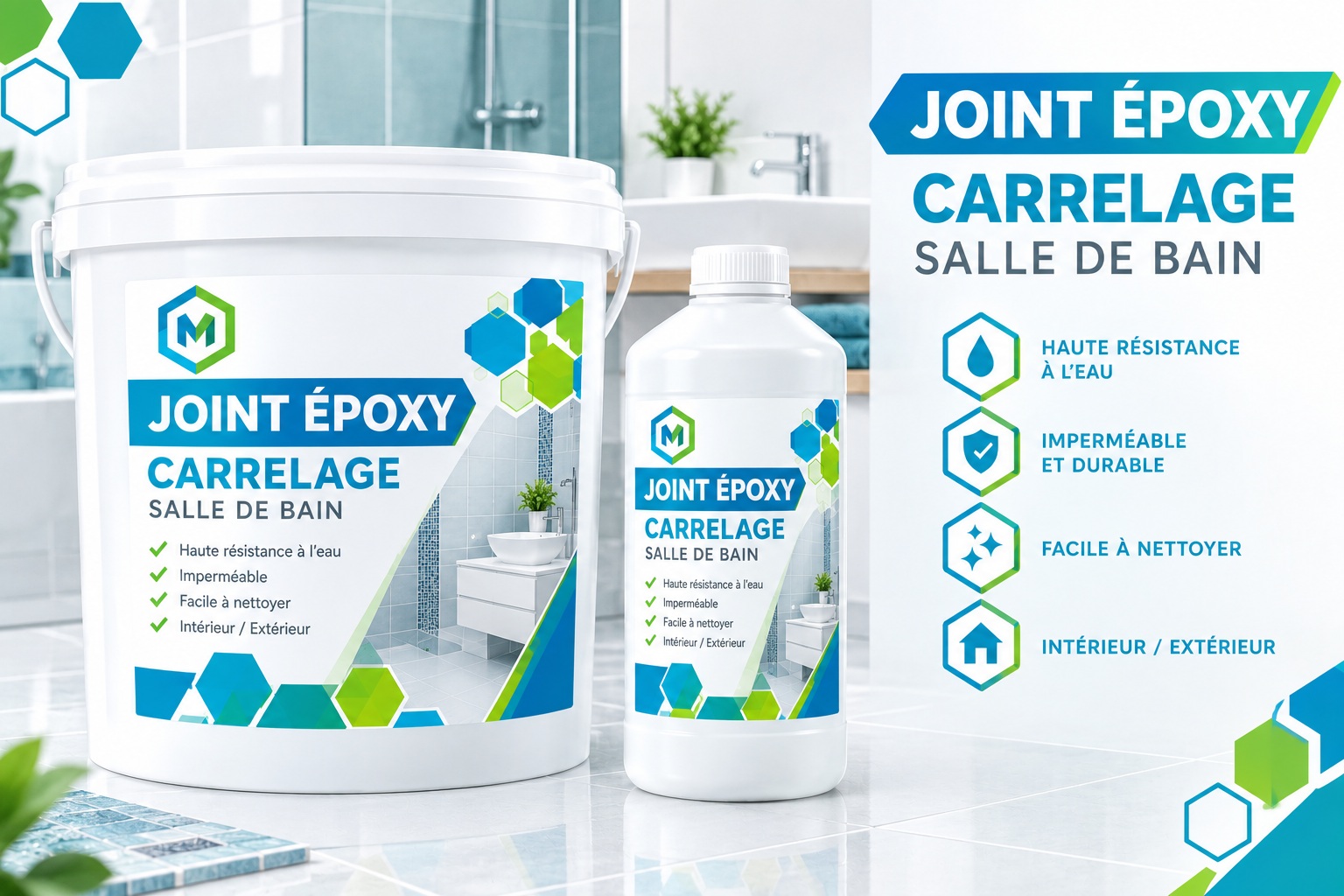 Joint époxy carrelage